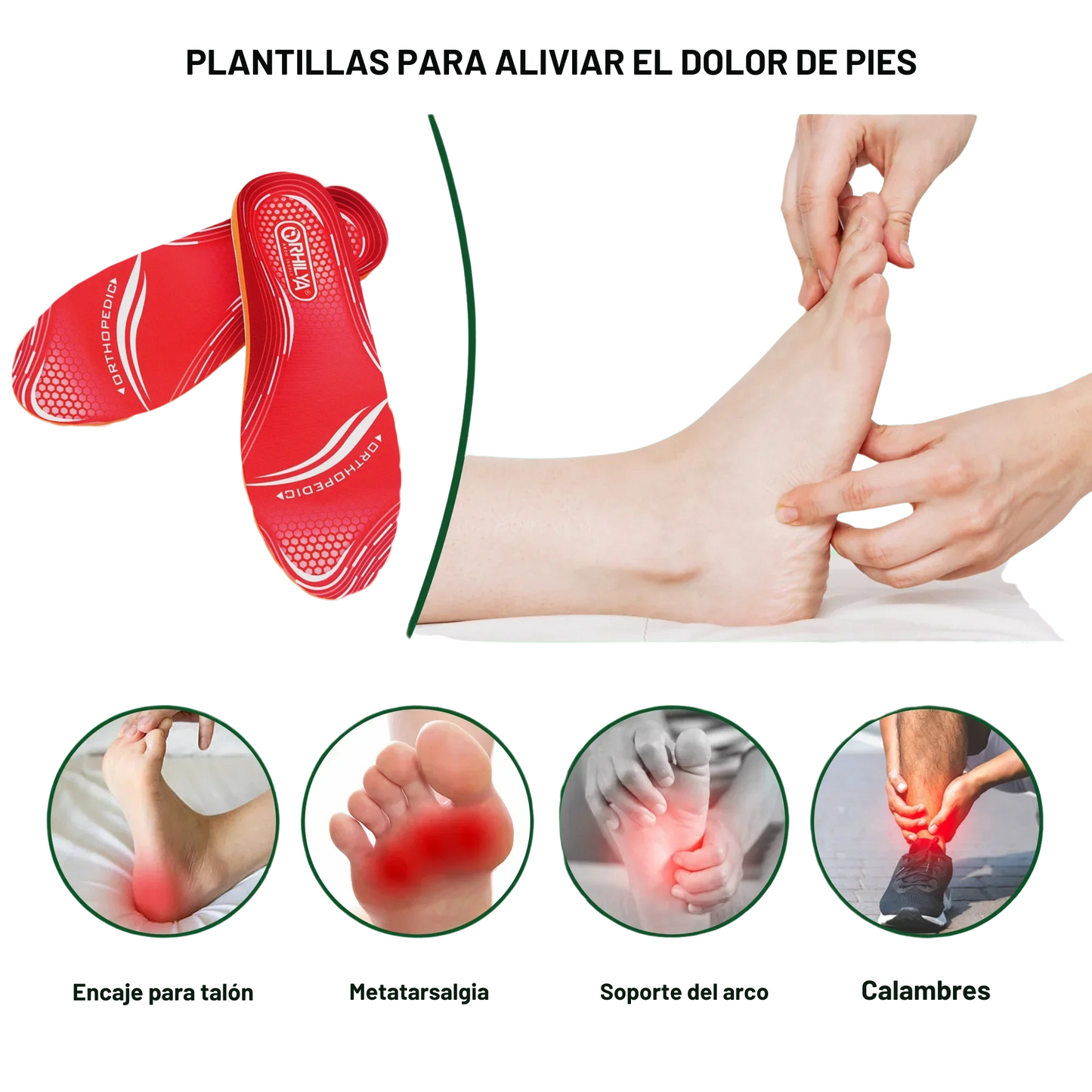 Plantilla Running Pie Plano