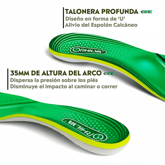 Plantilla para Pie Cavo - Uso Diario y Running