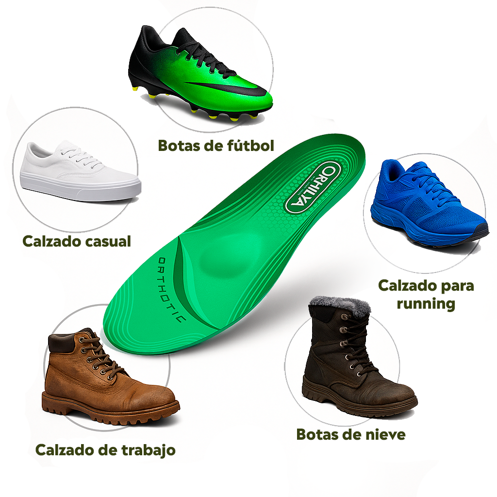 Plantilla para Pie Cavo - Uso Diario y Running